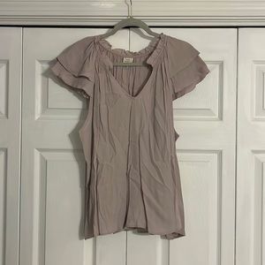 Flutter Sleeve Blouse